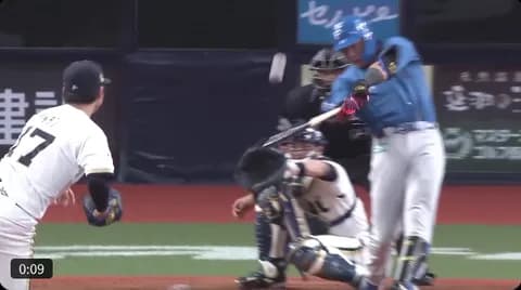 【日本ハム】野村佑希、完璧に捉えた2ランホームラン｜オリックス戦｜打った瞬間の反応まとめ｜5/9