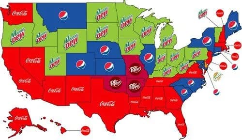 【悲報】アメリカさん、コーラ一強じゃなかったｗｗｗｗｗｗｗｗｗｗ