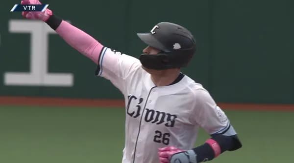 西武ネビンとまらん！先制打の次はホームラン！