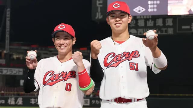 カープドラ1平川蓮 .192 0本 10打点 出塁率.244 OPS.476（100打席まであと21）