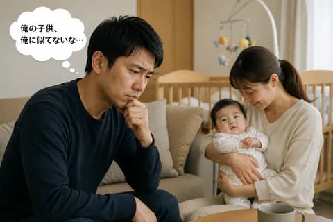 【悲報】夫「子供が俺に似てないな…」→結果wwwww