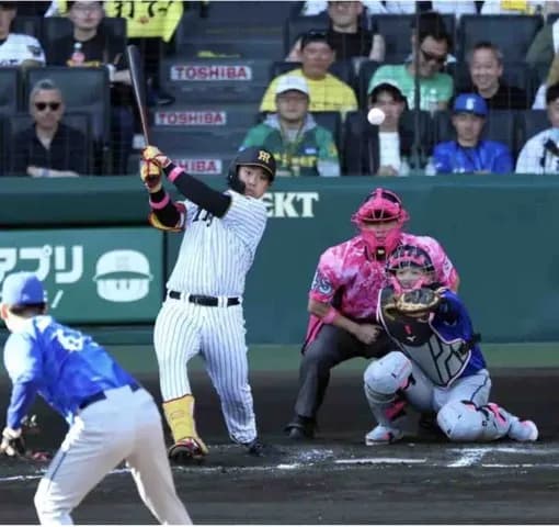阪神・嶋村　プロ初タイムリー　母に「いい姿見せられるように」