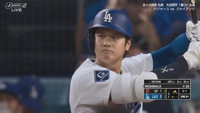 【悲報】ドジャース大谷翔平、打率.230台突入