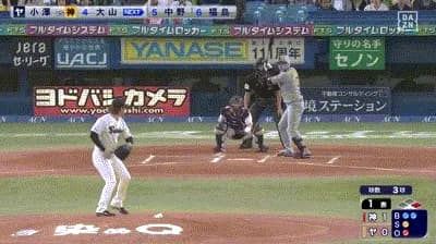 【ヤクルト対阪神7回戦】阪神、初回1アウト一塁から大山のタイムリーツーベースでリードを2点に広げる！！！！！！！！！！