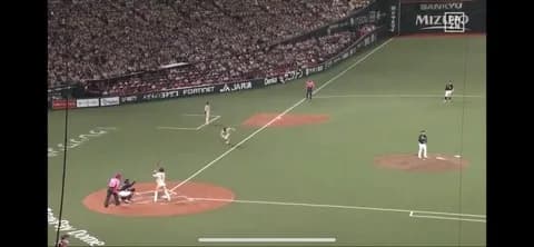 周東ホームスチール時のロッテの守備位置…