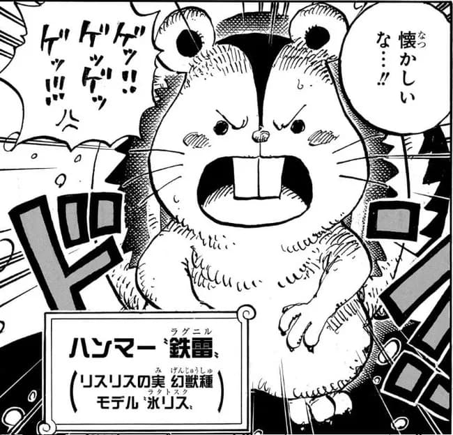 【悲報】今週のONE PIECE、またもや「リスリスの実 幻獣種 モデル：ラタトスク」とかいうわけのわからん実を出してしまう