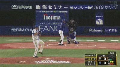 ＤｅＮＡ　ルイーズが危険球退場　龍空に頭部死球