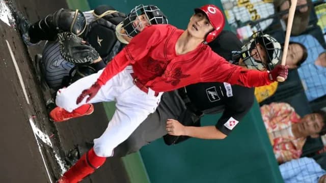 【祝】カープ辰見鴻之介、プロ初ヒット！楽天育成ドラ1から4年目で大きな一歩