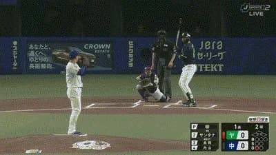 【中日対ヤクルト7回戦 】ヤクルト・サンタナ、中日・柳から第9号先制ソロホームラン！！！！！！！！！！！！！！！！！！