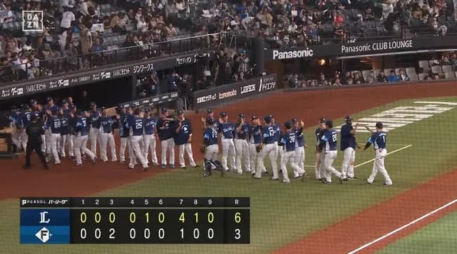 【日本ハム対西武9回戦】西武が逆転勝ちで2年ぶり単独首位浮上！5カード連続勝ち越しで貯金最多タイ6 代打岸1号逆転V弾 ネビン7号 ワイナンス6回2失点で初勝利