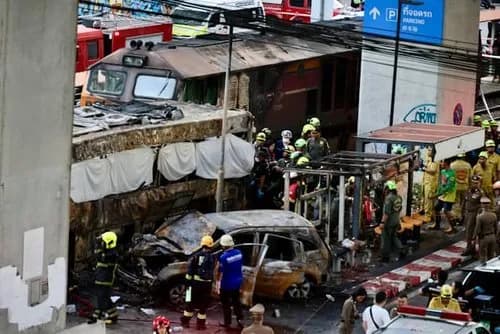 【悲報】タイの踏切事故、ガチでレベチすぎる・・・・・・・・・