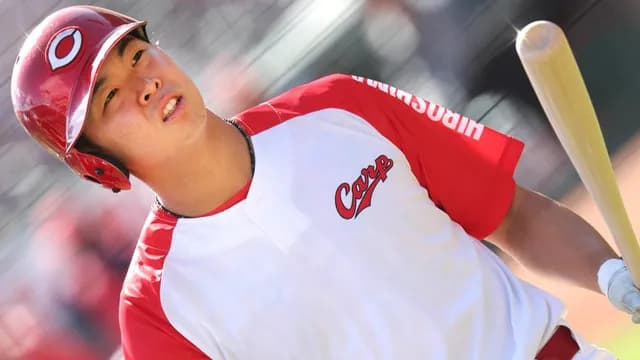 カープドラ1平川蓮が体調不良で登録抹消。打率.187 0本 10打点