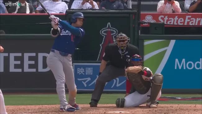 大谷翔平 .258 7本 24打点 OPS.839