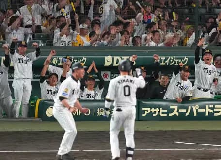 阪神タイガース、7点差をたった3イニングで逆転www締めは森下がサヨナラwwwwww