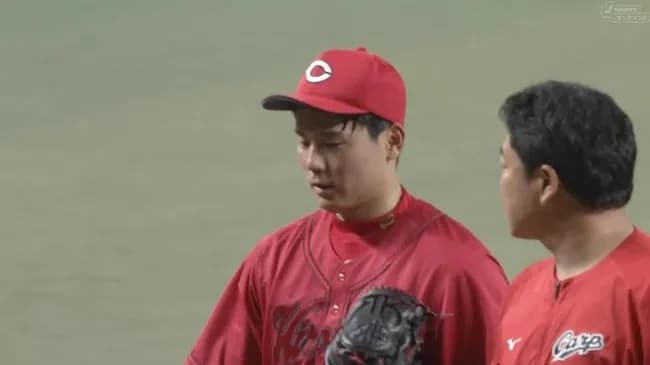 【悲報】栗林、逝く　初回に緊急降板
