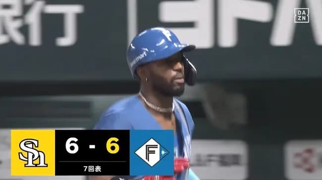【ソフトバンク対日本ハム8回戦】日本ハム・カストロ、第６号同点ソロホームラン！！！！！！！！！！！！！！