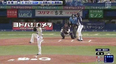 【ヤクルト対西武2回戦】西武・ネビン、ヤクルト・高橋から第８号ソロホームラン！リードを２点に広げる！！！！！！！！！！！
