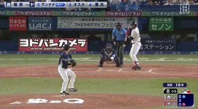 【ヤクルト対西武2回戦】ヤクルト・サンタナ、西武・篠原から第１０号同点２ランホームラン！！！！！！！！！！！！！！！！！！