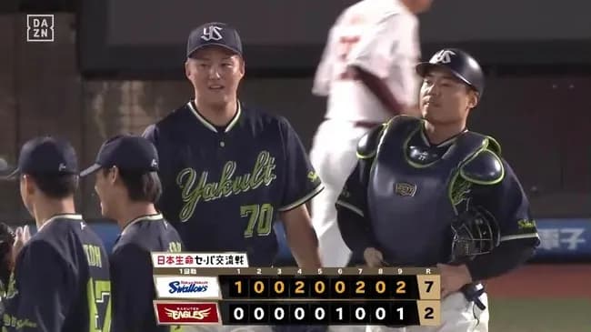【楽天対ヤクルト1回戦】ヤクルトが楽天に快勝で交流戦初勝利！ 首位死守 山野7回途中1失点で12球団トップ7勝目 内山3号2ラン 松下プロ初安打含むマルチ オスナ2打点