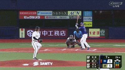 【オリックス対中日1回戦】中日、７回表２アウト満塁から細川成也の２点タイムリーで勝ち越し！！！！！！！！！！！！！！