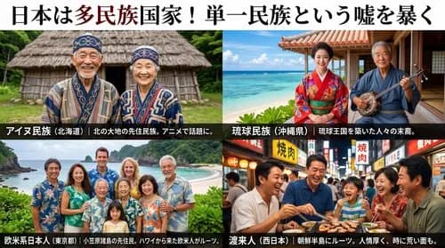 【衝撃】日本人さん、実は多民族だったことが判明ｗｗｗｗｗｗｗｗｗｗ