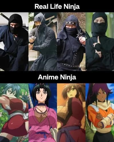 【悲報】リアルの忍者さん、アニメになるとエッッッい格好をさせられて海外で炎上ｗｗｗｗｗｗｗｗｗｗ