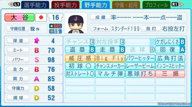 KONAMI「アーロン・ジャッジ？　大谷よりちょっと弱いくらいでええか」