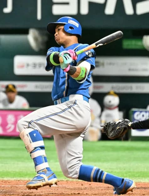 【日本ハム】万波中正５打席で４度出塁も得点につながらず「普通」新庄監督は第２戦以降に期待