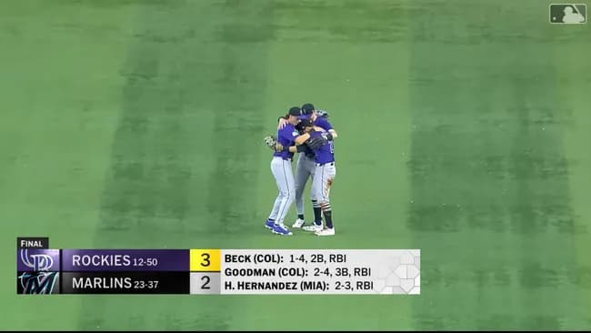 ロッキーズさん今季初の三連勝