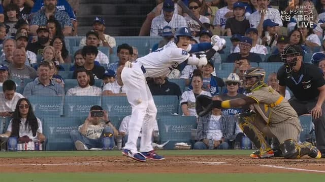 大谷、ガチの報復死球をくらう　ロバーツ監督退場ｗｗｗｗ