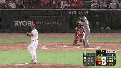 【広島対阪神25回戦】阪神・大山、広島・ハーンから第１０号２ランホームラン！８年連続二桁本塁打達成！！！！！！！！！！！！！！！！