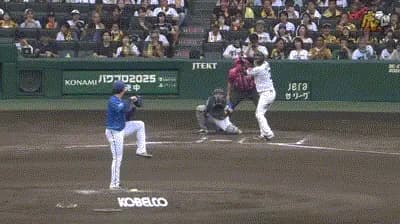【阪神対DeNA24回戦】阪神・大山、DeNA・竹田から第１１号ソロホームラン！１点差に詰め寄る！！！！！！！！！！！！