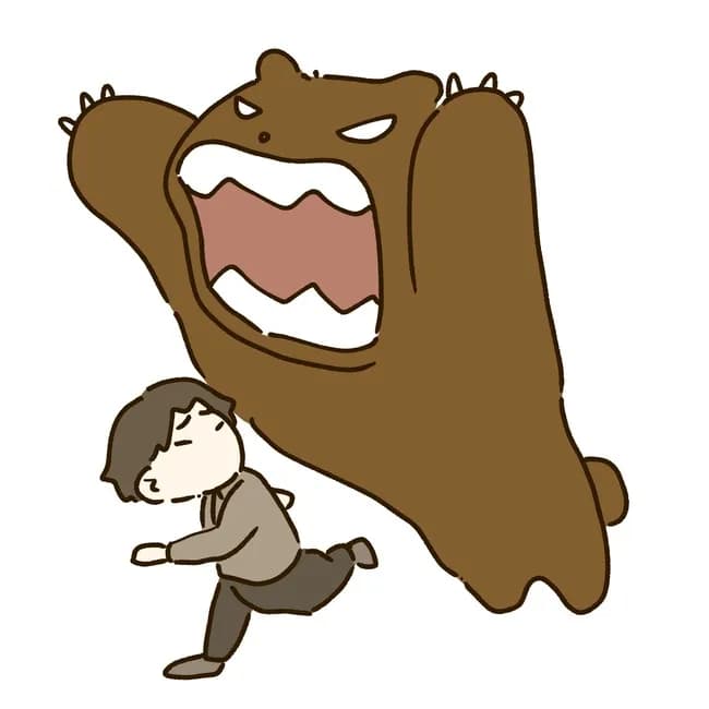 【悲報】クマサン、露天風呂から人を連れ去りか