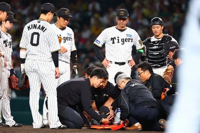 【阪神】藤川監督、救急搬送の石井の容体を説明