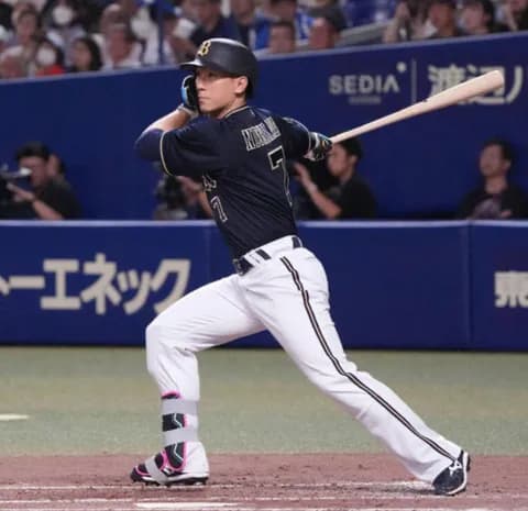 西川龍馬 右脛骨骨折‥首位打者厳しいか‥