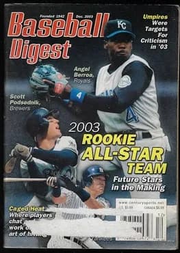 MLB 2003年アメリカン・リーグ新人王ランキング　松井秀喜(2位)←これ