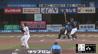 【ロッテ対ソフトバンク15回戦】ロッテ・山口航輝、一軍復帰第一打席で今季第１号先制３ランホームラン！！！！！！！！！！！！！！