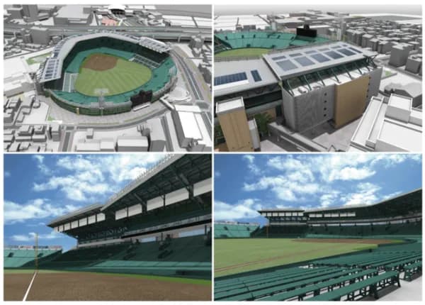 【画像】甲子園の銀傘の拡張計画図wwww