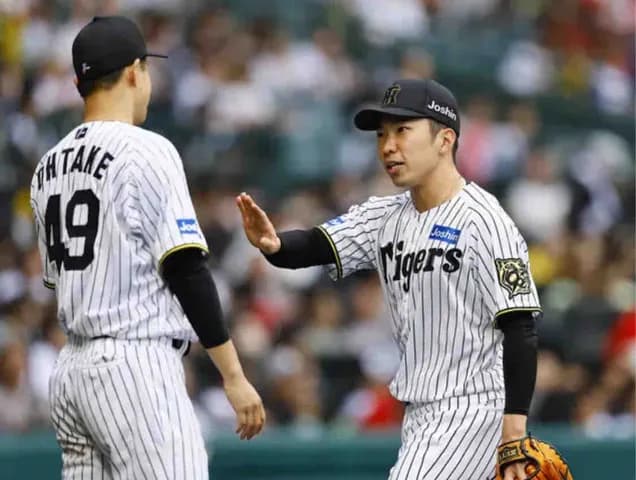 【阪神】石井大智「いつもお世話になっている」３点差守り岩崎優の通算100セーブをサポート