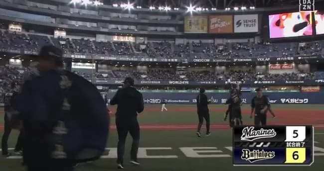 オリックスが延長12回にサヨナラ勝ち！太田椋が決めた！！