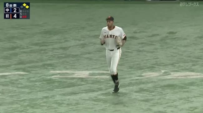 【巨人対中日24回戦】巨人、８回表２アウト二塁から守護神ライデル・マルティネスを投入