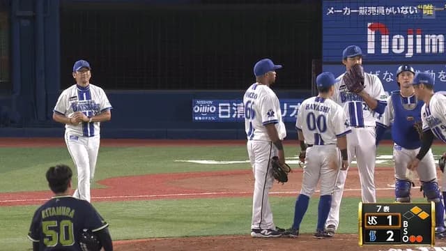 三浦監督、藤浪の調子が出てきた所で交代ｗｗｗｗ