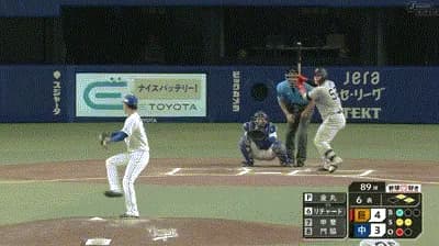 【中日対巨人16回戦】巨人、6回表1アウト一二塁からリチャードのタイムリーでリードを2点に広げる！！！！！！！！！