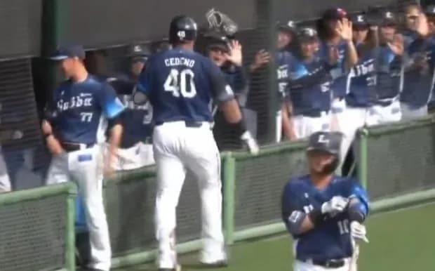 西武セデーニョ、課題の真っ直ぐをホームラン！