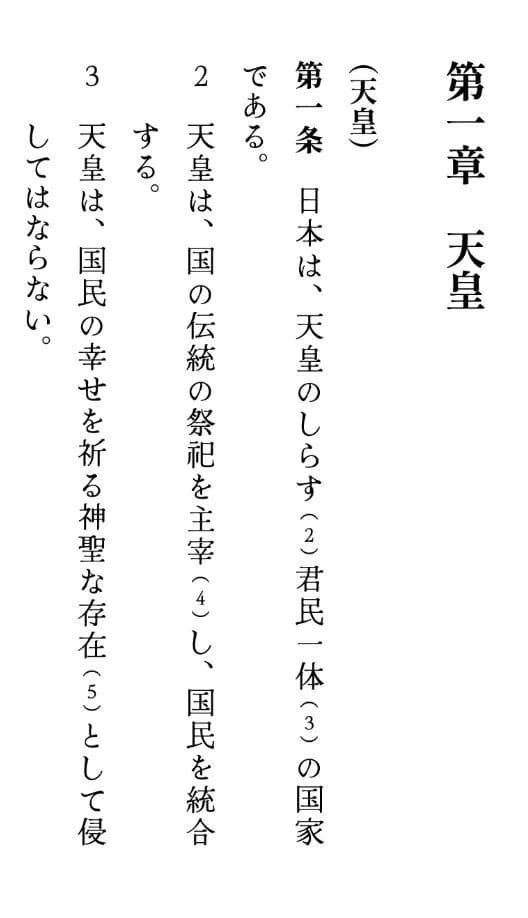 参政党が作った憲法草案がガチのマジで「有り」だと話題に