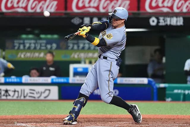 佐藤輝明 59試合 18本 年間43本ペース