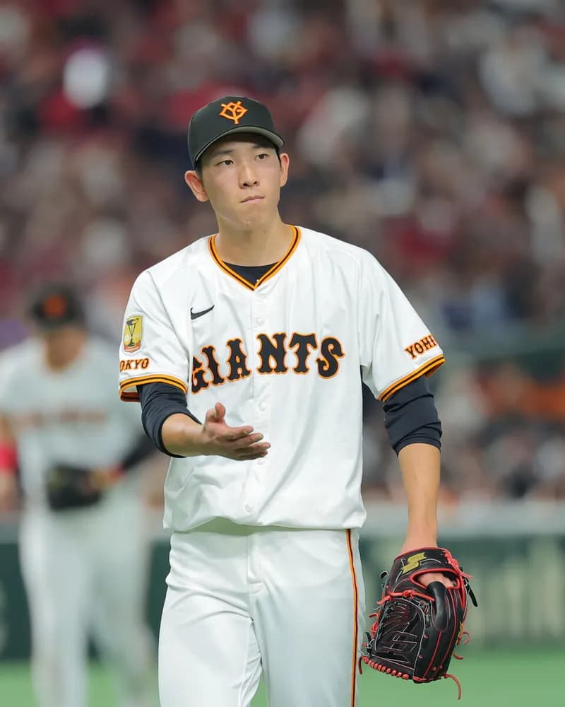 戸郷翔征、５回８安打４失点（自責３）で勝ち投手