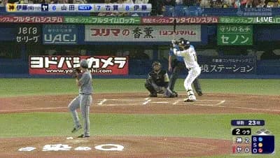 【ヤクルト対阪神21回戦】ヤクルト・山田哲人、阪神・伊藤将司から第９号ソロホームラン！１点差に詰め寄る！！！！！！！！！！！！！