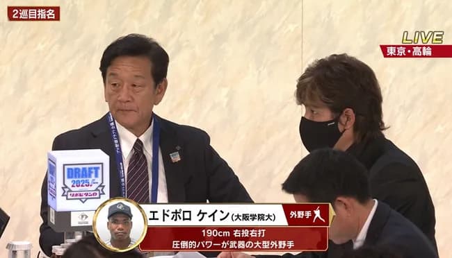 日ハム、２位でRIZINファイターエドポロキングの弟、エドポロケインを指名！！！！！