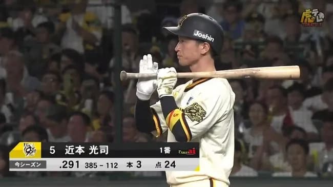 阪神タイガース　近本光司「打率.290(1位) 112安打(1位) 23盗塁(1位) 出塁率.354(4位)です」←こいつ